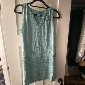 Sage blue knee length basics